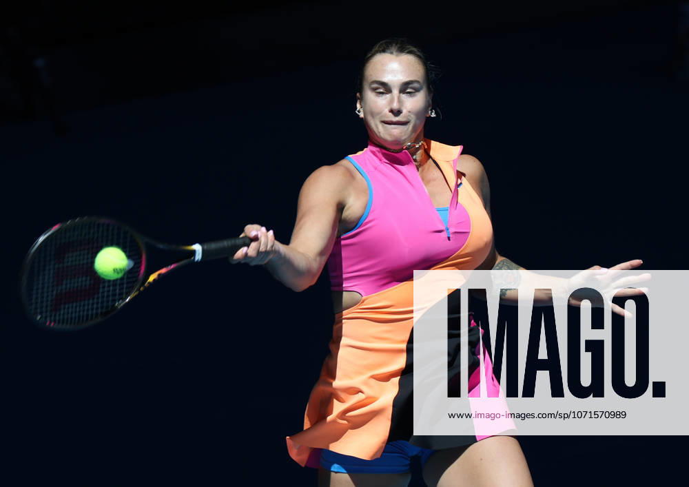 ARYNA SABALENKA during the match against A. Potapova of Austria in the third round of Australian Open, Melbourne, Australia. Melbourne Australia - ZUMAc278 20260123_zsp_c278_005