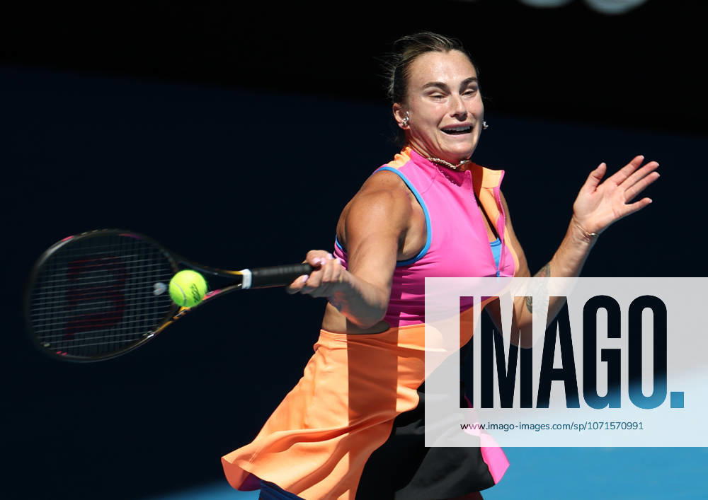 ARYNA SABALENKA during the match against A. Potapova of Austria in the third round of Australian Open, Melbourne, Australia. Melbourne Australia - ZUMAc278 20260123_zsp_c278_007