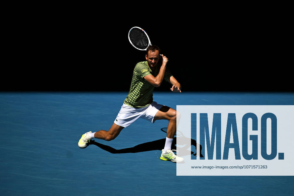 TENNIS AUSTRALIAN OPEN, Daniil Medvedev of Russia in action during the Mens 3rd round match against Fabian Marozsan of Hungary on day 6 of the 2026 Australian Open tennis tournament at Melbourne Park in Melbourne, Friday, January 23, 2026. ( NO ARCHIVING MELBOURNE VICTORIA AUSTRALIA