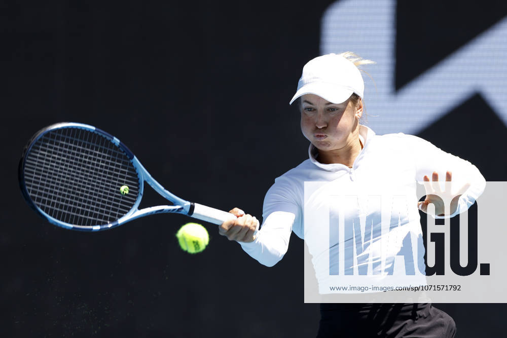 TENNIS AUSTRALIAN OPEN, Yulia Putintseva of Kazakhstan in action during the Womens 3rd round match against Zeynep Sonmez of Turkiye on day 6 of the 2026 Australian Open tennis tournament at Melbourne Park in Melbourne, Friday, January 23, 2026. ( NO ARCHIVING MELBOURNE VICTORIA AUSTRALIA