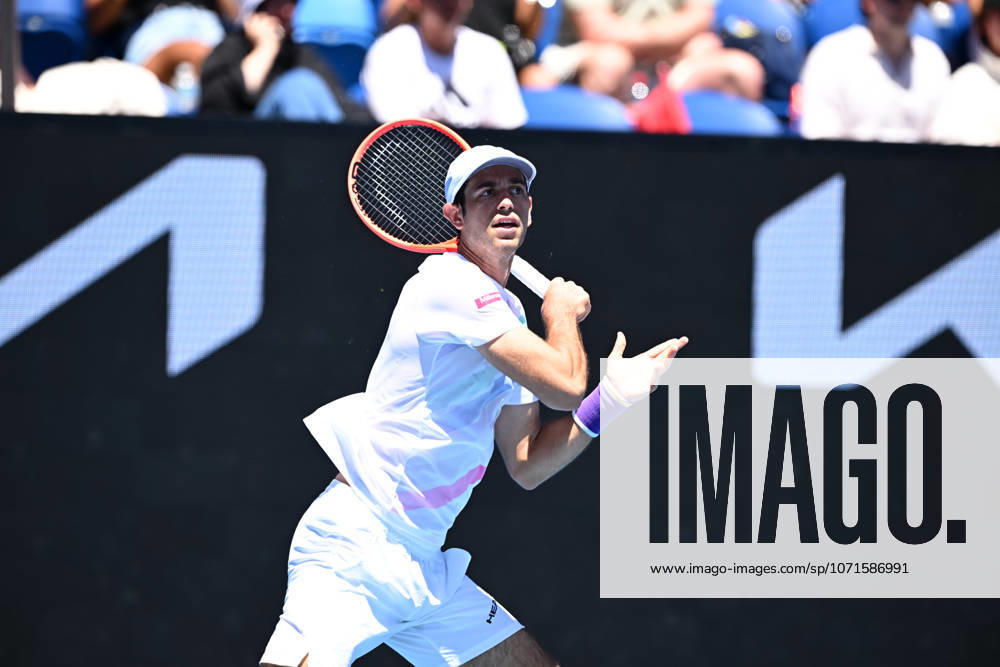 Borges Nuno TENNIS OPEN D AUSTRALIA GRAND CHELEM 2026 TIEN BORGES SHOW COURT ARENA MELBOURNE AUSTRALIA 23 01 2026 LAHALLE PIERRE MELBOURNE SHOW COURT ARENA Australia GermanyxJapanxUKxFrancexBelgiumxOUT