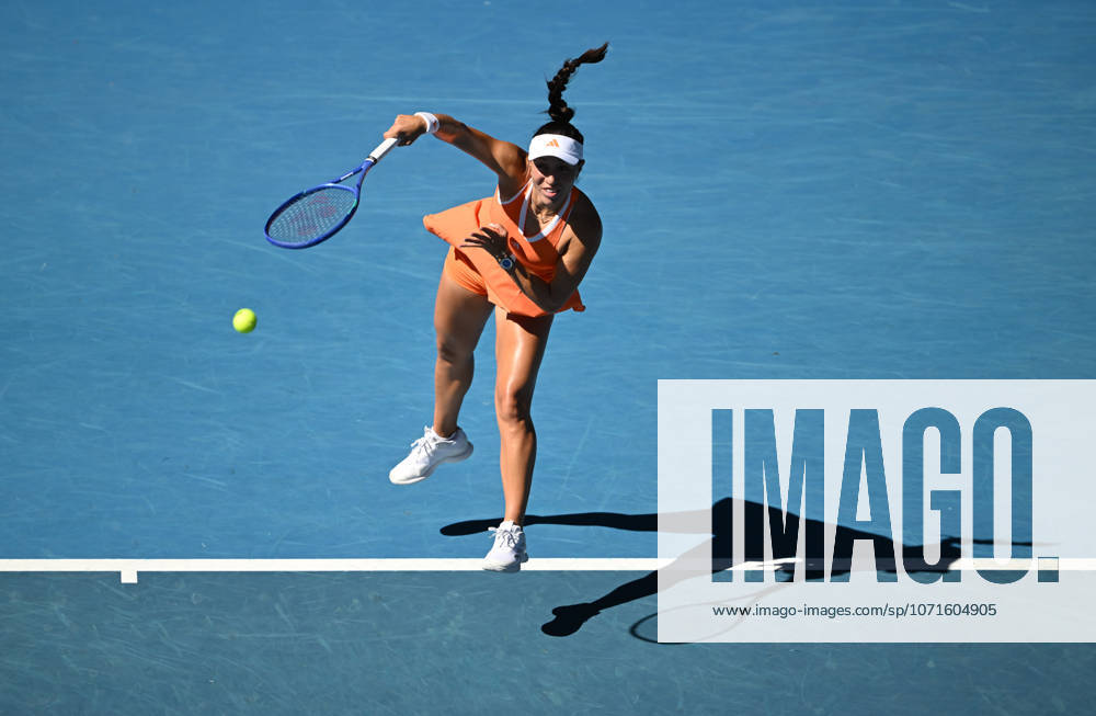 TENNIS AUSTRALIAN OPEN, Jessica Pegula of USA in action during the Womens 3rd round match against Oksana Selekhmeteva of Russia on day 7 of the 2026 Australian Open tennis tournament at Melbourne Park in Melbourne, Saturday, January 24, 2026. ( NO ARCHIVING MELBOURNE VICTORIA AUSTRALIA
