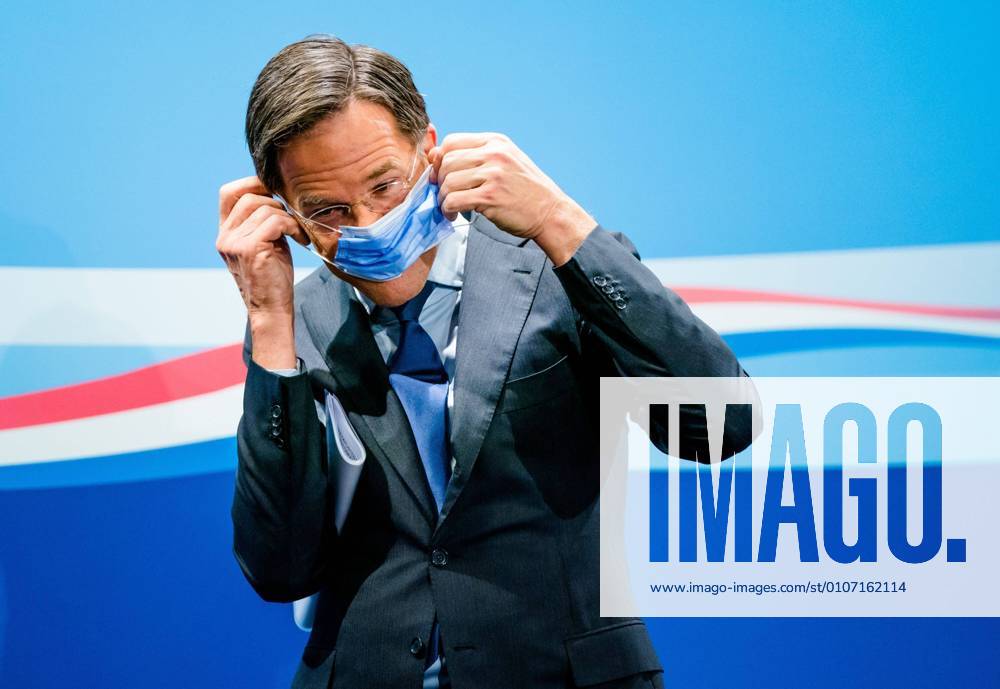THE HAGUE Prime Minister Mark Rutte during the weekly press conference after the Council of Ministers ANP BART SIZE