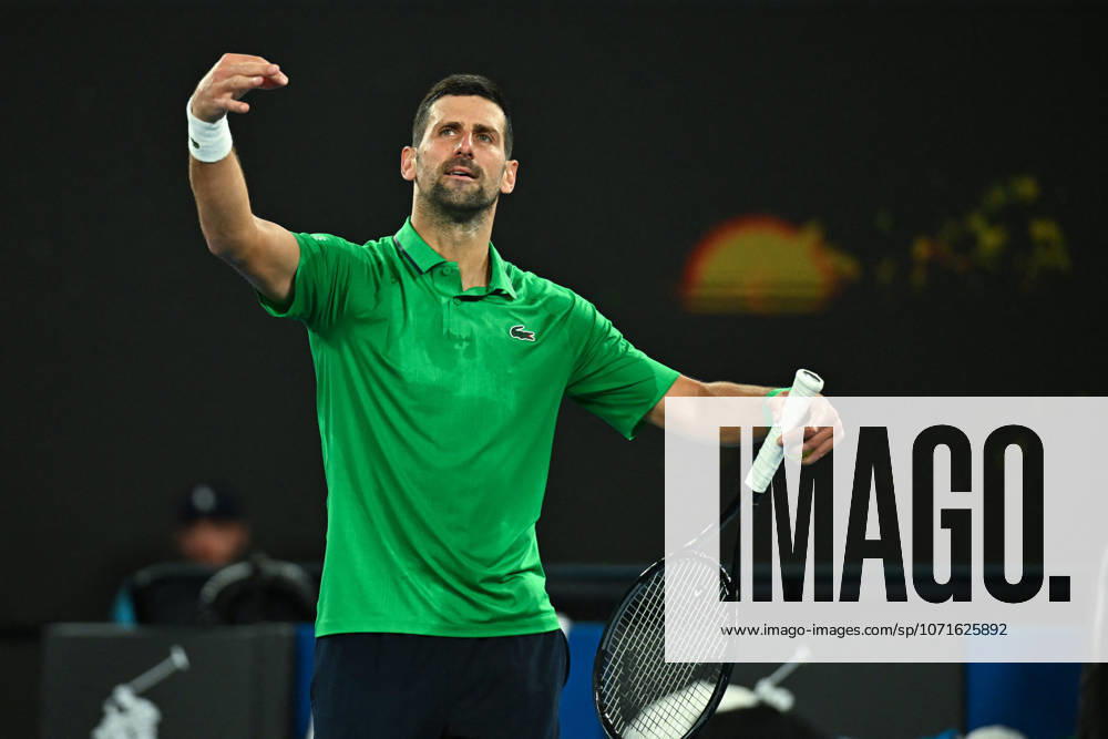 Australian Open - Melbourne Novak Djokovic (SRB) during his third round match at the 2026 Australian Open at Melbourne Park in Melbourne, Australia, on January 24, 2026. Photo by Corinne Dubreuil ABACAPRESS.COM Melbourne Australia
