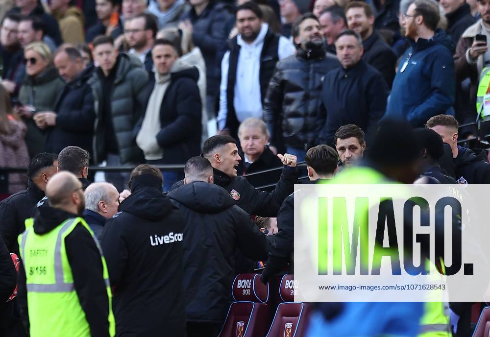 Granit Xhaka of Sunderland gestures West Ham United v Sunderland, Premier League, Football, London Stadium, London, UK - 24 Jan 2026London London Stadium United Kingdom