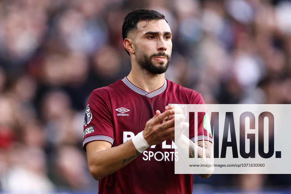 West Ham United gegen Sunderland 24. Januar 2026, London Premier League Fußball West Ham United gegen Sunderland Valentin Castellanos von West Ham United Foto Jacques Feeney Abseits London UK