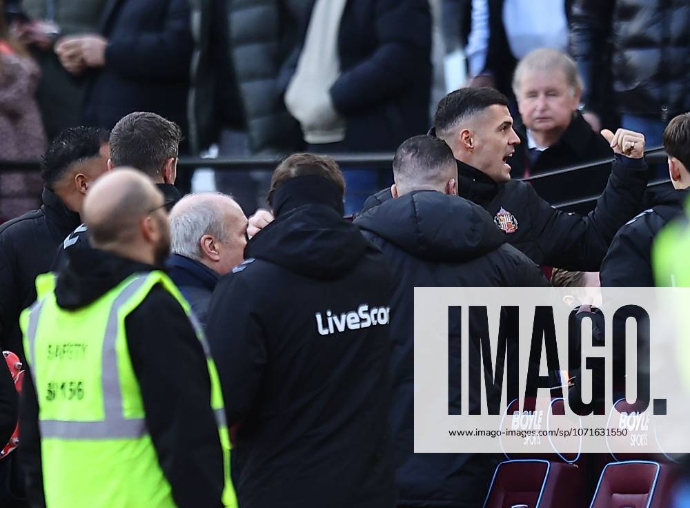 Granit Xhaka of Sunderland gestures West Ham United v Sunderland, Premier League, Football, London Stadium, London, UK - 24 Jan 2026London London Stadium United Kingdom