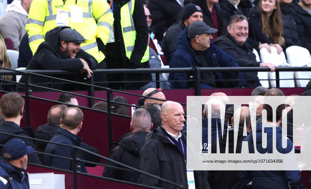 Granit Xhaka (S) (bottom right) has an exchange of views with a West Ham fan (top left) at the West Ham United v Sunderland EPL match, at the London Stadium, London, UK on 24th January, 2026.