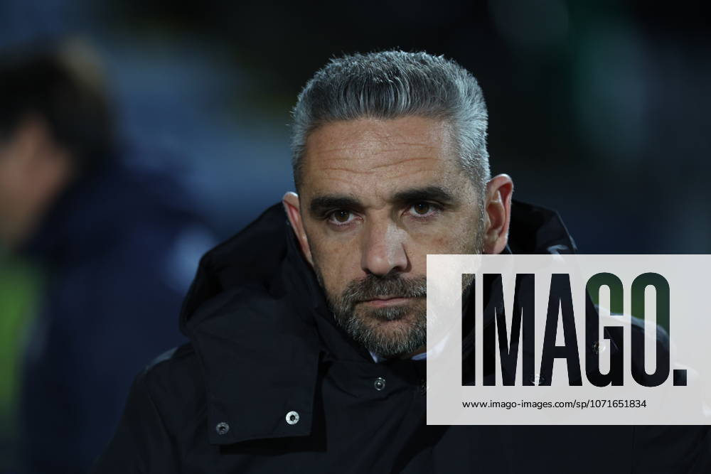 Rui Borges in action during the match between FC Arouca and Sporting CP, valid for Liga Portugal Betclic 2025 2026 at Estadio Municipal de Arouca on 24 January 2026. Arouca Estadio Municipal de Arouca Arouca Portugal