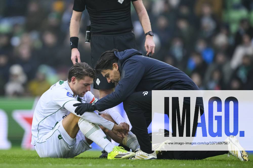 GRONINGEN - Stije Resink of FC Groningen during the Dutch Eredivisie match between FC Groningen and Fortuna Sittard at the Euroborg Stadium on January 25, 2026, in Groningen, Netherlands. COR LASKER ANP Eredivisie 2025-2026 ANPxSportx IVx 548505804 originalFilename: 548505804