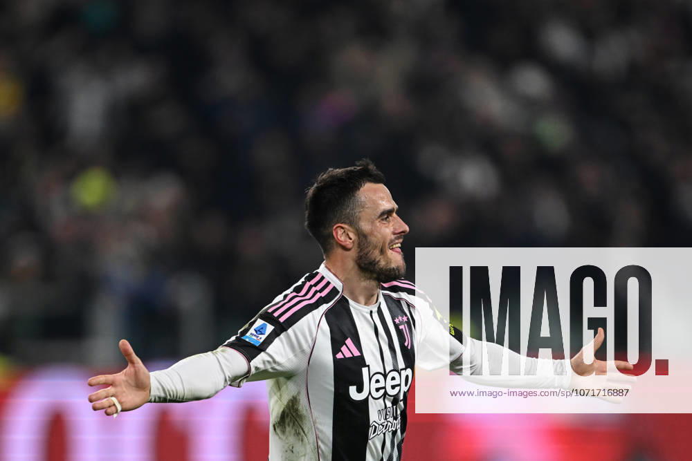 Cm Torino 25 01 2026 - campionato di calcio serie A Juventus-Napoli foto Cristiano Mazzi Image nella foto: esultanza gol Filip Kostic