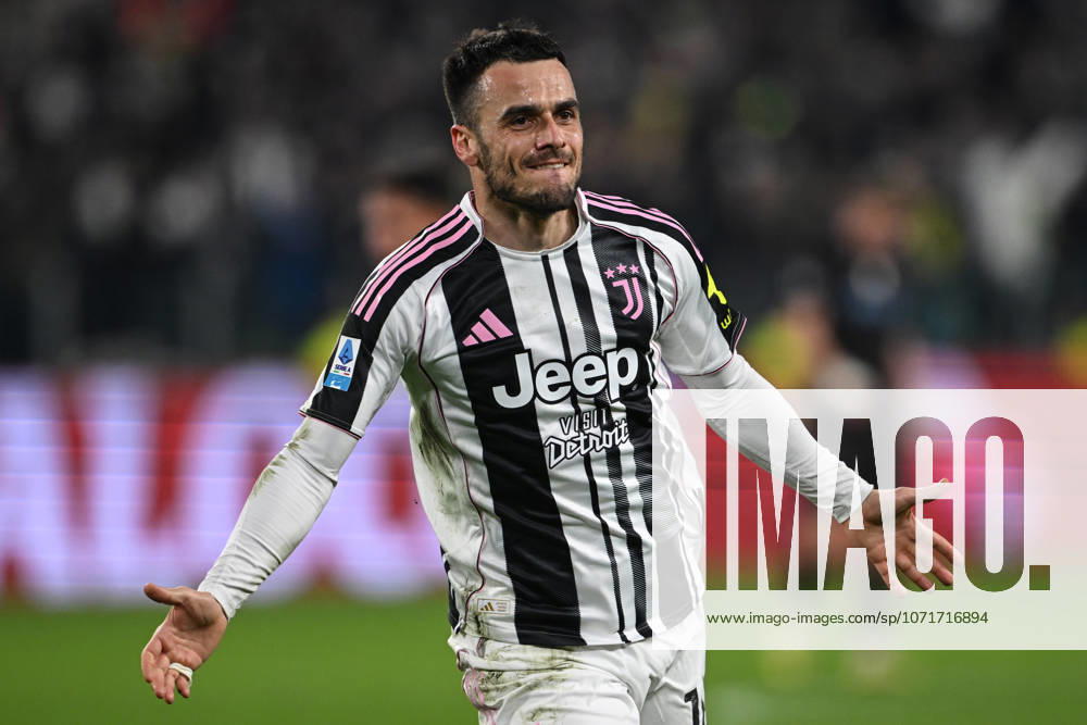 Cm Torino 25 01 2026 - campionato di calcio serie A Juventus-Napoli foto Cristiano Mazzi Image nella foto: esultanza gol Filip Kostic