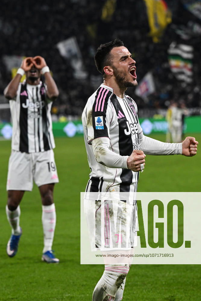 Cm Torino 25 01 2026 - campionato di calcio serie A Juventus-Napoli foto Cristiano Mazzi Image nella foto: esultanza gol Filip Kostic