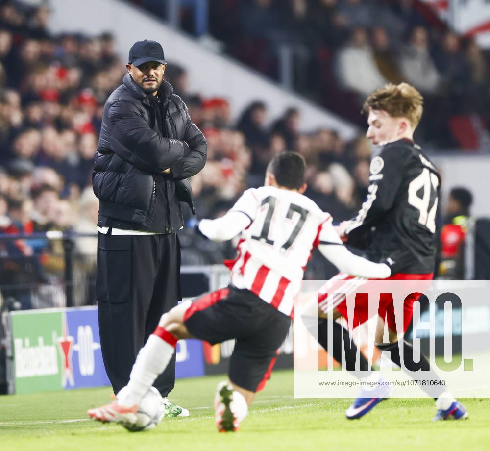 EINDHOVEN - FC Bayern Munich coach Vincent Kompany during the UEFA Champions League match between PSV Eindhoven and FC Bayern Munich at the Phillips Stadium on January 28, 2026, in Eindhoven, Netherlands. SEM VAN DER WAL ANP UEFA Champions League 2025-2026 ANPxSportx IVx 548919266 originalFilename: 548919266