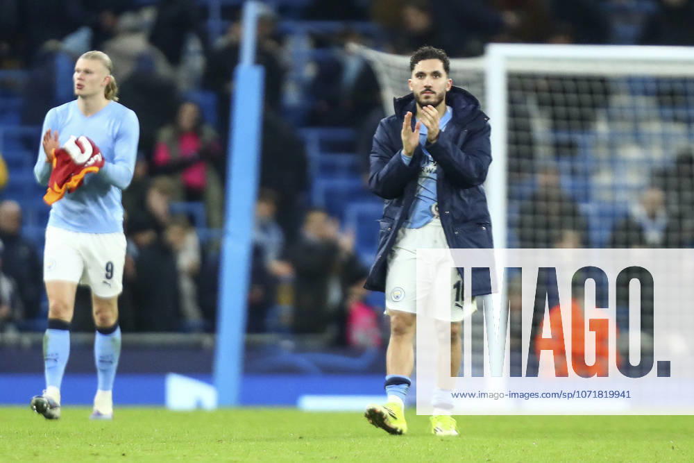 Manchester City v Galatasaray S.K., UEFA Champions League Rayan Cherki of Manchester City applauds the fans during the Manchester City v Galatasaray S.K. UEFA Champions League MD8 match at the Etihad Stadium, Manchester, England on 28 January 2026 Credit: Luke Williams Every Second Media Editorial use only. All images are copyright Every Second Media Limited. No images may be reproduced without prior permission.