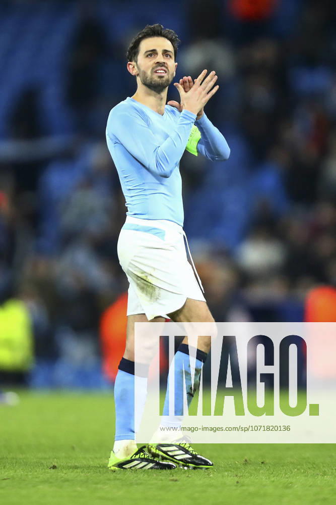 Manchester City v Galatasaray S.K., UEFA Champions League Bernardo Silva of Manchester City applauds the fans during the Manchester City v Galatasaray S.K. UEFA Champions League MD8 match at the Etihad Stadium, Manchester, England on 28 January 2026 Credit: Luke Williams Every Second Media Editorial use only. All images are copyright Every Second Media Limited. No images may be reproduced without prior permission.