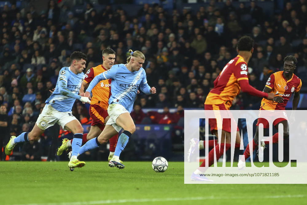 Manchester City v Galatasaray S.K., UEFA Champions League Erling Haaland of Manchester City in action during the Manchester City v Galatasaray S.K. UEFA Champions League MD8 match at the Etihad Stadium, Manchester, England on 28 January 2026 Credit: Luke Williams Every Second Media Editorial use only. All images are copyright Every Second Media Limited. No images may be reproduced without prior permission.