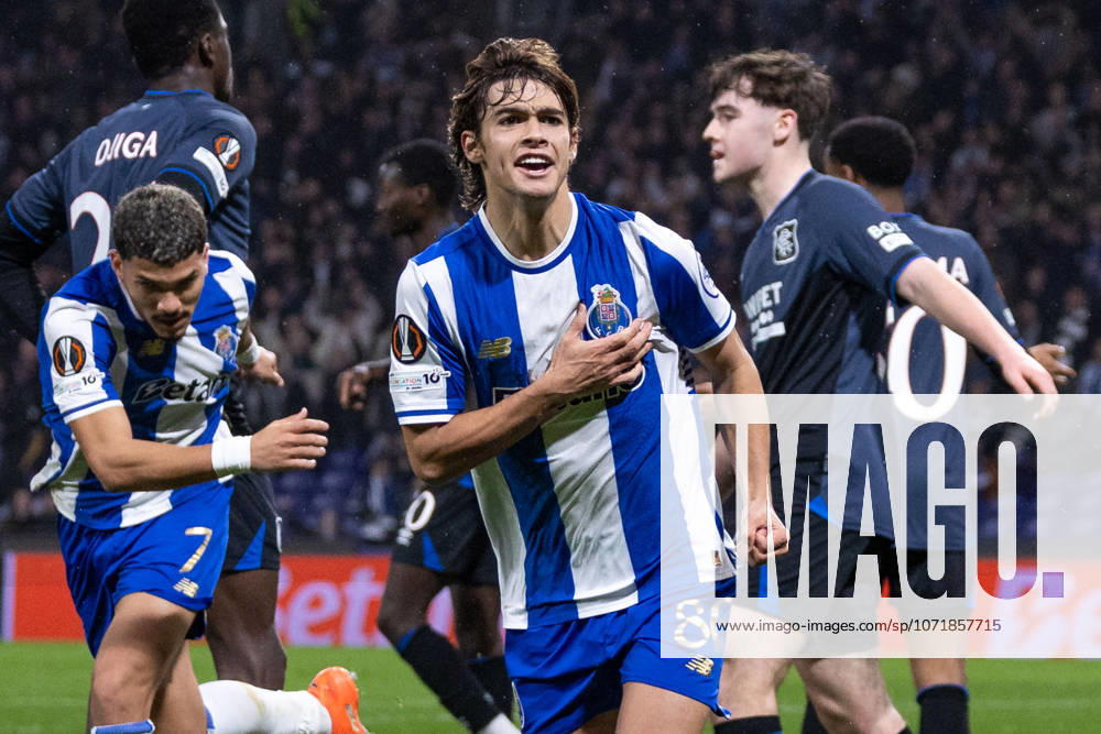 FC Porto s player Rodrigo Mora celebrates a goal during the match between FC Porto and Rangers FC for the UEFA Europe League at Dragon Stadium. Final score FC Porto 3 - 1 Rangers FC. Porto Portugal - ZUMAs197 20260129_aaa_s197_243