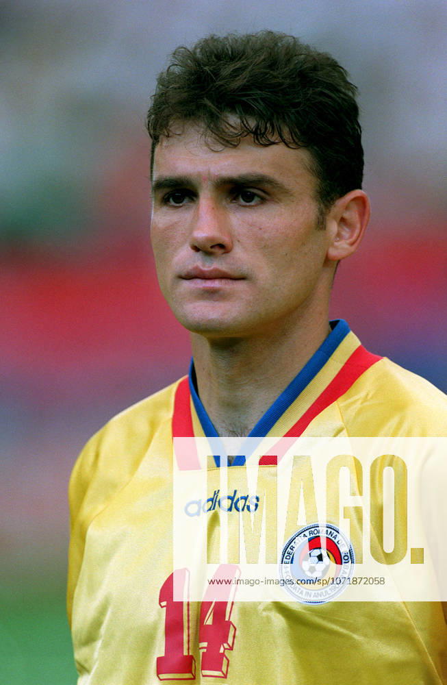 Colombia V Romania, FIFA World Cup, WM, Weltmeisterschaft, Fussball Finals Group A Gheorghe Mihali of Romania portrait before the FIFA World Cup Finals Group A match between Colombia and Romania at Rose Bowl In Pasadena on June 18, 1994 in California, United States. California Rose Bowl In Pasadena United States United States