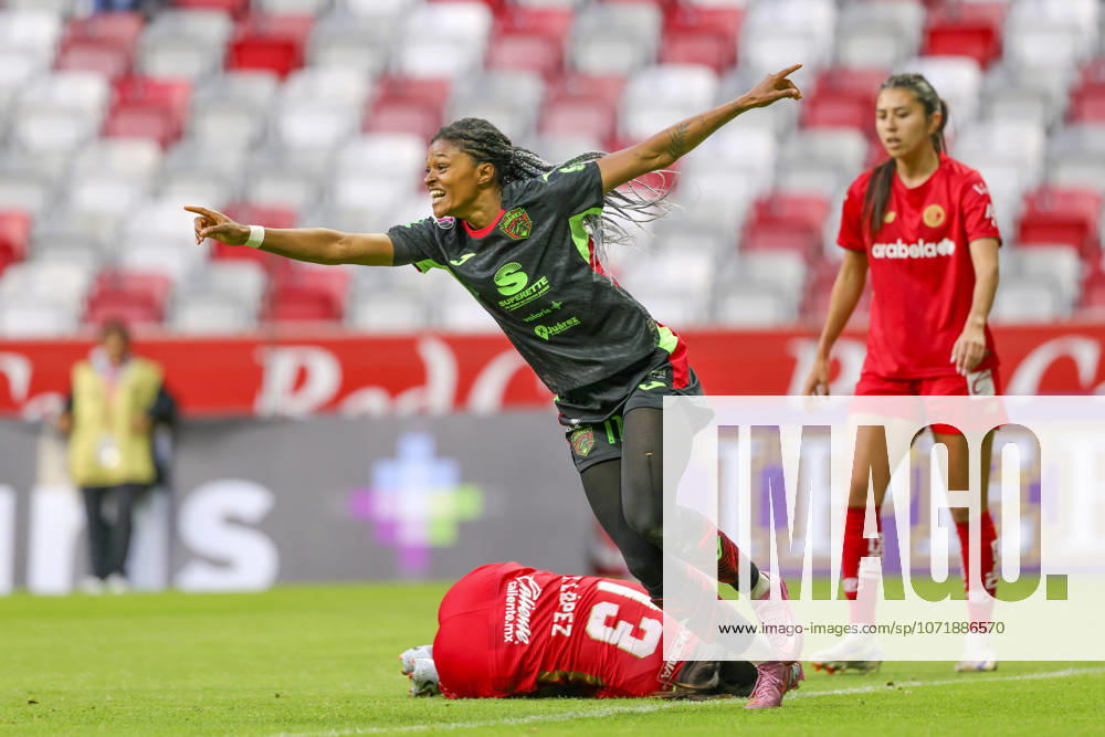 LIGA BBVA MX FEMENIL CLAUSURA 2026 LIGA BBVA MX FEMENIL CLAUSURA 2026 TOLUCA VS JUAREZ FC 30012026 TOLUCA, ESTADO DE MEXICO Action photo of Dayana Martin of Juarez FC, celebrating a goal against Toluca, during week 6 game of the Clausura 2026 Tournament of the Liga BBVA MX Femenil, held at the Estadio Nemesio Diez of Toluca, Estado de Mexico Action photo of Dayana Martin of Juarez FC, celebrating a goal against Toluca, during week 6 game of the Clausura 2026 Tournament of the Liga MX Femenil, held at the Estadio Nemesio Diez of Toluca, Estado de Mexico PHOTO BY IMAGENSHOP AGENCIA FOTOGRAFICA TOLUCA ESTADO DE MEXICO MEXICO