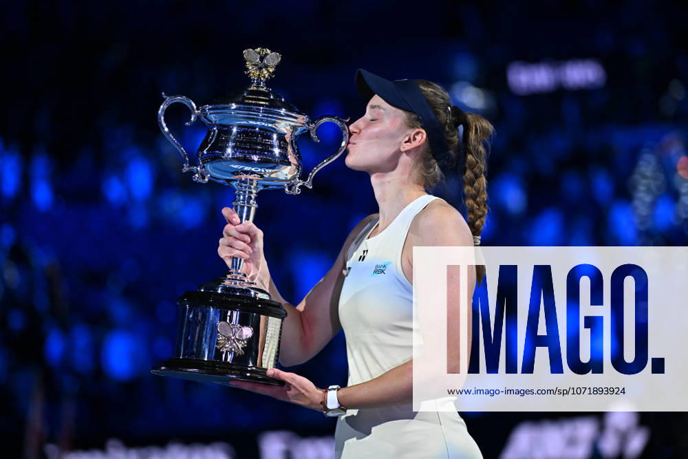 Elena Rybakina Wins Her First Australian Open Title - Melbourne Elena Rybakina (RUS) wins her first Australian Open title and her second slam after defeating Aryna Sabalenka (RUS) at the 2026 Australian Open at Melbourne Park in Melbourne, AUSTRALIA, on January 31, 2026. Photo by Corinne Dubreuil ABACAPRESS.COM Melbourne Australia