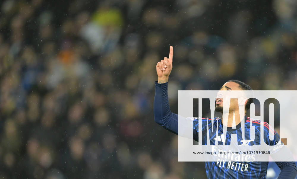 Gabriel Jesus of Arsenal scores the fourth goal 0-4 and celebrates Leeds United v Arsenal, Premier League, Football, Elland Road, Leeds, UK - 31 Jan 2026Leeds Elland Road United Kingdom