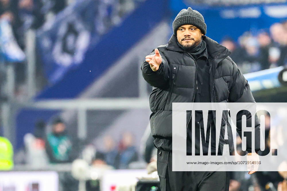 1 Bundesliga Hamburger SV FC Bayern Munich on 31 01 2026 at Volksparkstadion in Hamburg Coach Vincent Kompany Muenchen gestures MH