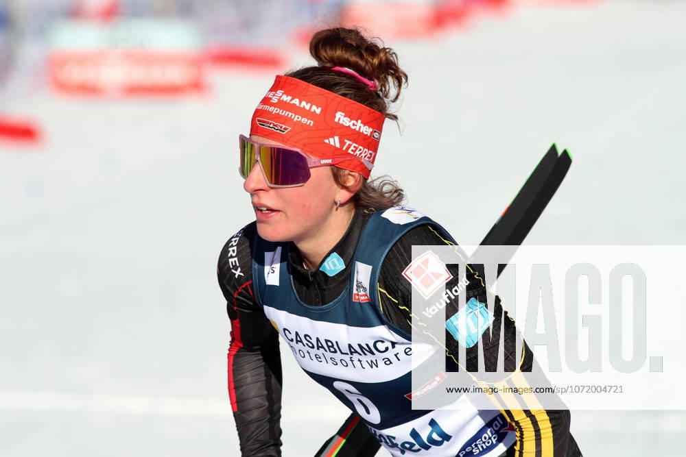 FIS NORDIC COMBINED WORLD CUP, Nordic Combined World Cup, Nordic Triple, Seefeld, cross-country skiing, women ARMBRUSTER Nathalie GER Head, upper body