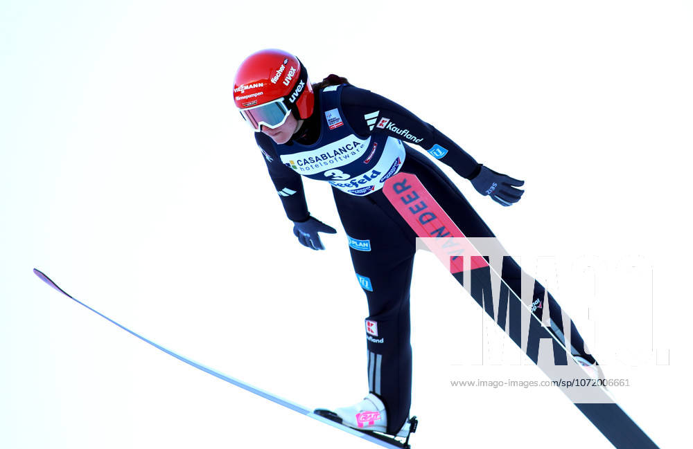 FIS NORDIC COMBINED WORLD CUP, Nordic Combined World Cup, Nordic Triple, Seefeld, ski jumping, ski jumping, women ARMBRUSTER Nathalie GER in flight, flight photo, jump, template