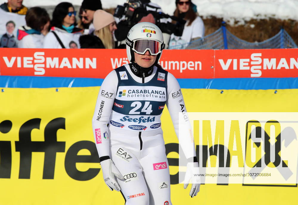 FIS NORDIC COMBINED WORLD CUP, Nordic Combined World Cup, Nordic Triple, Seefeld, Ski Jumping, Ski Jumping, Women DEJORI Daniela ITA standing in the outrun after the jump