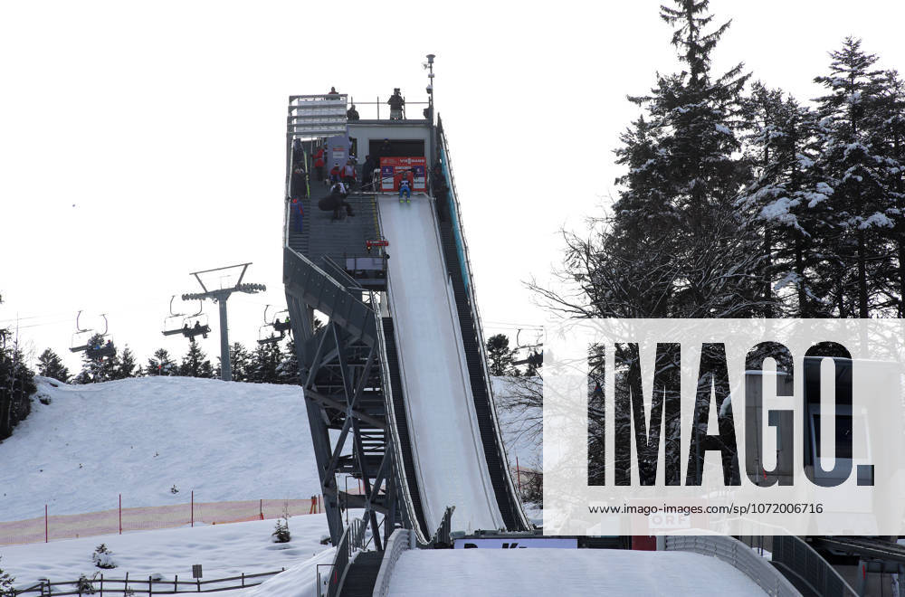 FIS NORDIC COMBINED WORLD CUP, Nordic Combined World Cup, Nordic Triple, Seefeld, ski jumping, ski jumping, women The Toni Seelos ski jump, inrun tower, inrun track, ski jump in Seefeld