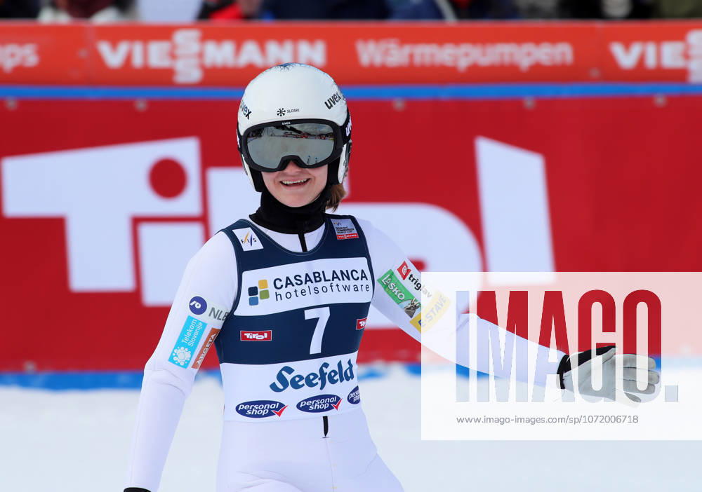 FIS NORDIC COMBINED WORLD CUP, Nordic Combined World Cup, Nordic Triple, Seefeld, Ski Jumping, Ski Jumping, Women VOLAVSEK Ema SLO standing in the outrun after the jump