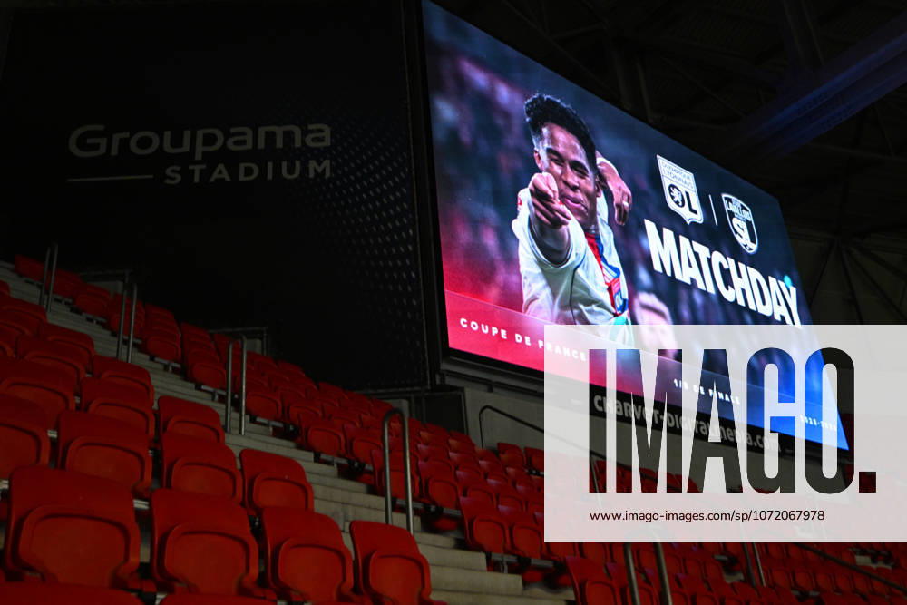 Football : Olympique lyonnais vs Stade LAVAL- French Cup - 04 02 2026 Illustration Groupama stadium Lyon during the French Cup match between Olympique Lyonnais and Stade LAVAL at Groupama Stadium Decines Charpieu Lyon on February 04 2026 , France