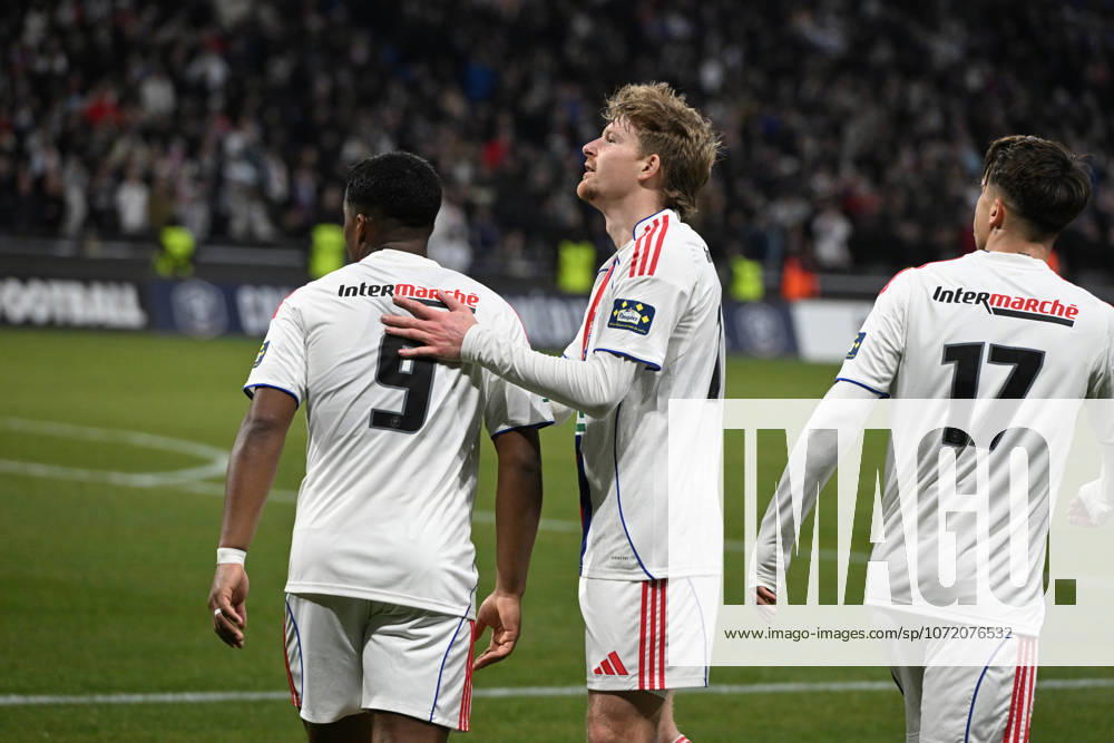 Football : Olympique lyonnais vs Stade LAVAL- French Cup - 04 02 2026 ENDRICK of Lyon scoring goal during the French Cup match between Olympique Lyonnais and Stade LAVAL at Groupama Stadium Decines Charpieu Lyon on February 04 2026 , France LYONFrance