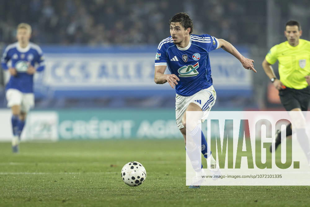 FOOTBALL: Coupe de France Racing Strasbourg (RCS) vs As Monaco. 05 02 2026 Stade de la Meinau. Strasbourg - France Joaquin Panichelli 9 (RCS)