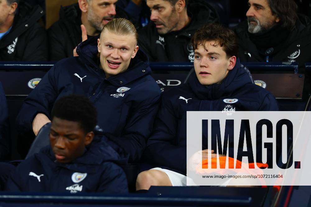 Erling Haaland of Manchester City on the bench Manchester City v Newcastle United, EFL Carabao Cup, Semi Final, Second Leg, Football, Etihad Stadium, Manchester, UK - 04 Feb 2026Manchester Etihad Stadium United Kingdom