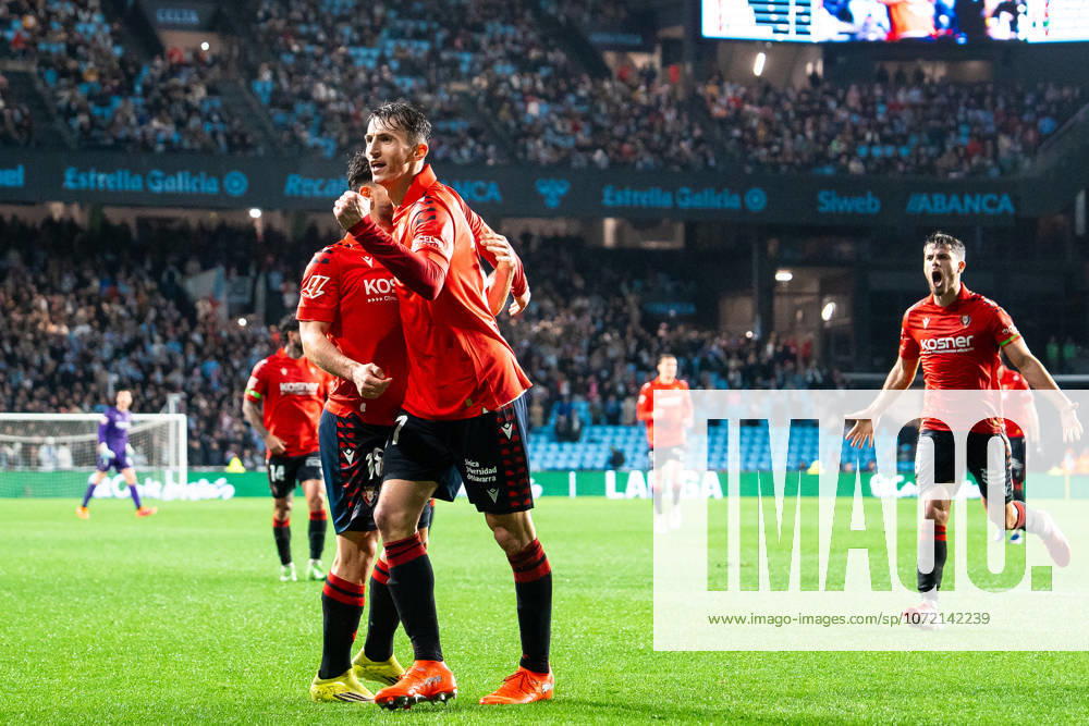ESP: RC Celta and CA Osasuna. La Liga EA Sports. Date 23 Ante Budimir of CA Osasuna celebrates after scoring goal during the La Liga EA Sports match between RC Celta and CA Osasuna played at Abanca Balaidos Stadium on February 6, 2026 in Vigo, Spain. kpng