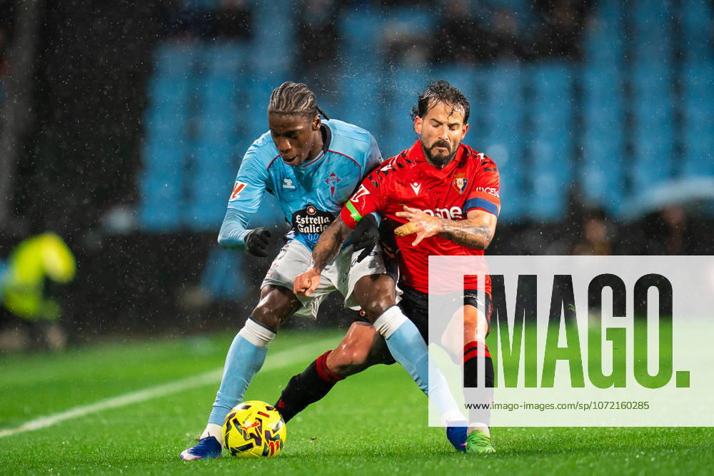 ESP: RC Celta and CA Osasuna. La Liga EA Sports. Date 23 Ilaix Moriba of RC Celta and Ruben Garcia of CA Osasuna during the La Liga EA Sports match between RC Celta and CA Osasuna played at Abanca Balaidos Stadium on February 6, 2026 in Vigo, Spain. kpng