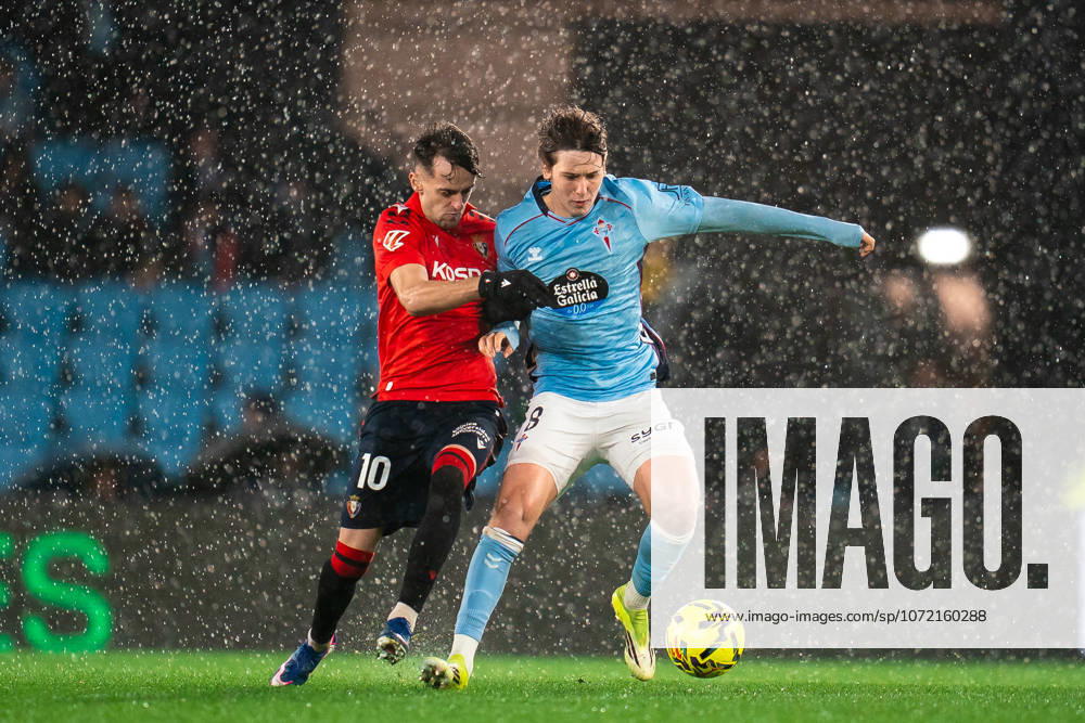 ESP: RC Celta and CA Osasuna. La Liga EA Sports. Date 23 Fer Lopez of RC Celta and Aimar Oros of CA Osasuna during the La Liga EA Sports match between RC Celta and CA Osasuna played at Abanca Balaidos Stadium on February 6, 2026 in Vigo, Spain. kpng