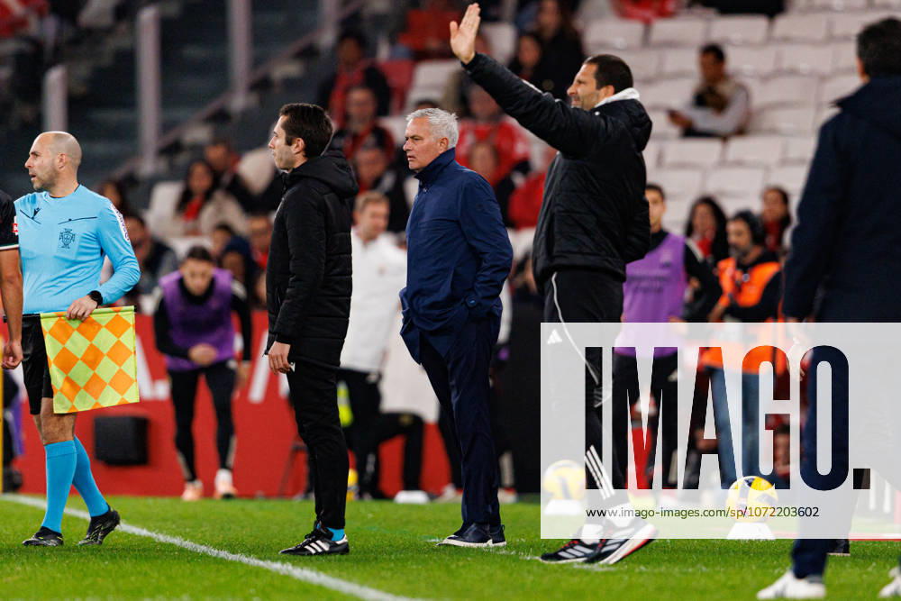 Jose Mourinho seen during Liga Portugal game between SL Benfica and CF Estrela Amadora (Maciej Rogowski Ball Raw Images) Lisbon Estadio da Luz Portugal
