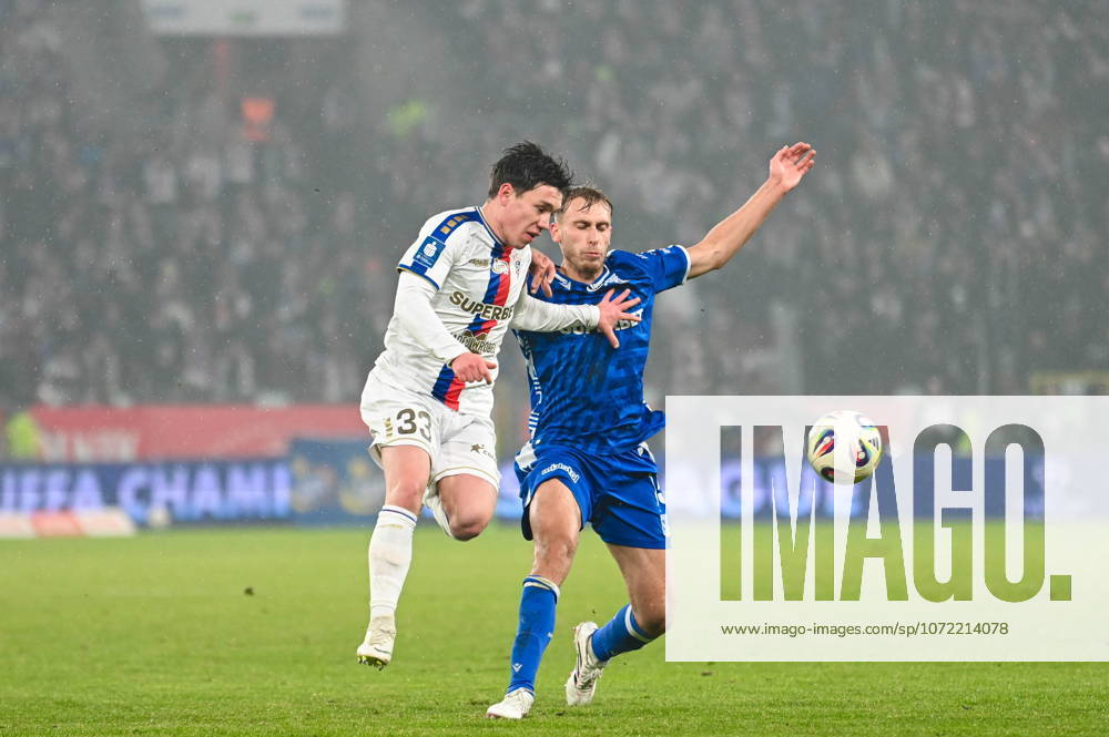 ZABRZE 07.02.2026 MECZ 20. KOLEJKA PKO BP EKSTRAKLASA SEZON 2025 26 --- POLISH FOOTBALL TOP LEAGUE MATCH IN ZABRZE: GORNIK ZABRZE - LECH POZNAN MAKSYM KHLAN FOT.WIKTOR FARYNA 400MM.PL NEWSPIX.PL --- newspix.pl