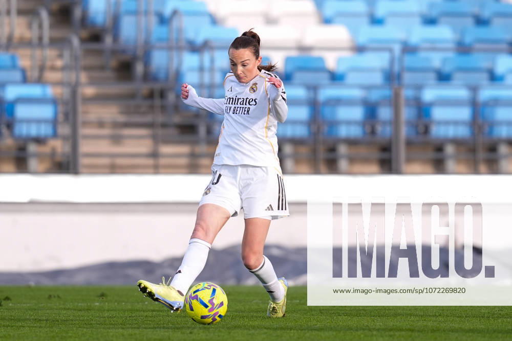 Caroline Weir of Real Madrid in action during the Spanish Women League, Liga F, football match played between Real Madrid and RCD Espanyol de Barcelona at Alfredo Di Stefano stadium on February 08, 2026, in Valdebebas, Madrid, Spain. Valdebebas Spain - ZUMAa181 20260208_zaa_a181_267