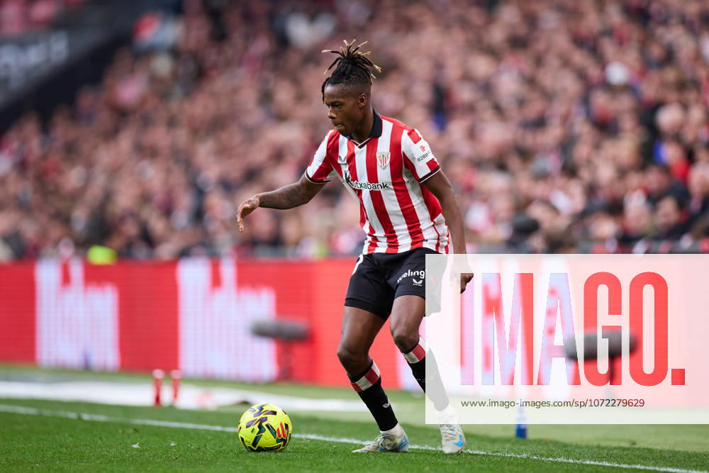 Athletic Club v Levante UD - LaLiga EA Sports Nico Williams of Athletic Club in action during the LaLiga EA Sports match between Athletic Club and Levante UD at San Mames on February 8, 2026, in Bilbao, Spain. Bilbao San Mames Basque Country Spain RL_ATHvLUD_000073
