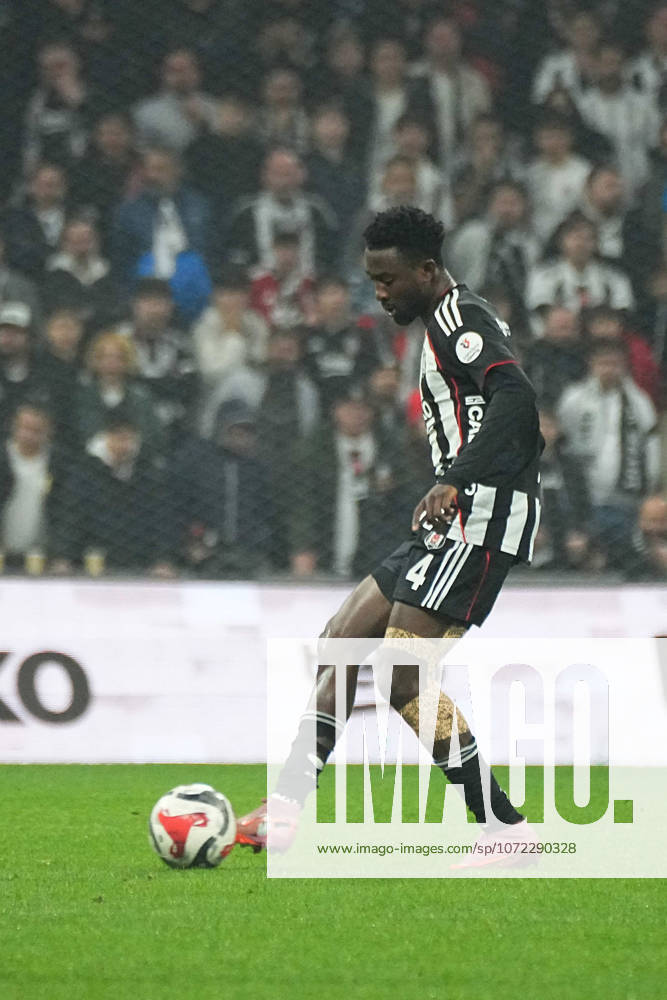 Wilfred Ndidi of Besiktas during the Trendyol Turkish Super League match between Besiktas JK and Alanyaspor at Tupras Stadium on February 8, 2026 in Istanbul, Turkey. Istanbul Turkey