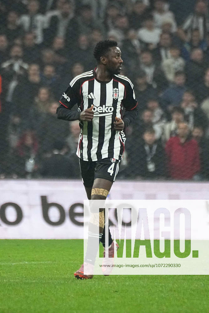 Wilfred Ndidi of Besiktas during the Trendyol Turkish Super League match between Besiktas JK and Alanyaspor at Tupras Stadium on February 8, 2026 in Istanbul, Turkey. Istanbul Turkey