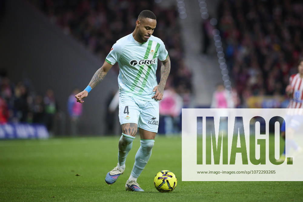 ATLETICO DE MADRID v REAL BETIS BALOMPIE. LA LIGA 2025 2026. ROUND 23. Real Betis Balompie s Natan de Souza during La Liga match. February 08 ,2026. (ALTERPHOTOS Ropero) MadridSpain