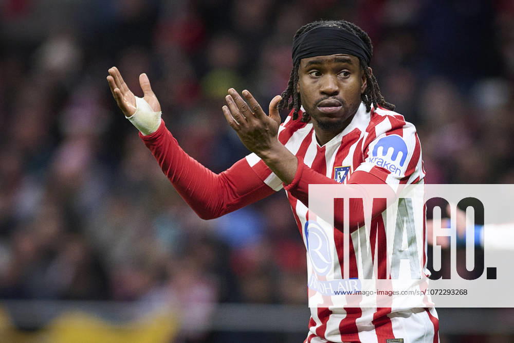ATLETICO DE MADRID v REAL BETIS BALOMPIE. LA LIGA 2025 2026. ROUND 23. Atletico de Madrid s Ademola Loookman dejected during La Liga match. February 08 ,2026. (ALTERPHOTOS Ropero) MadridSpain