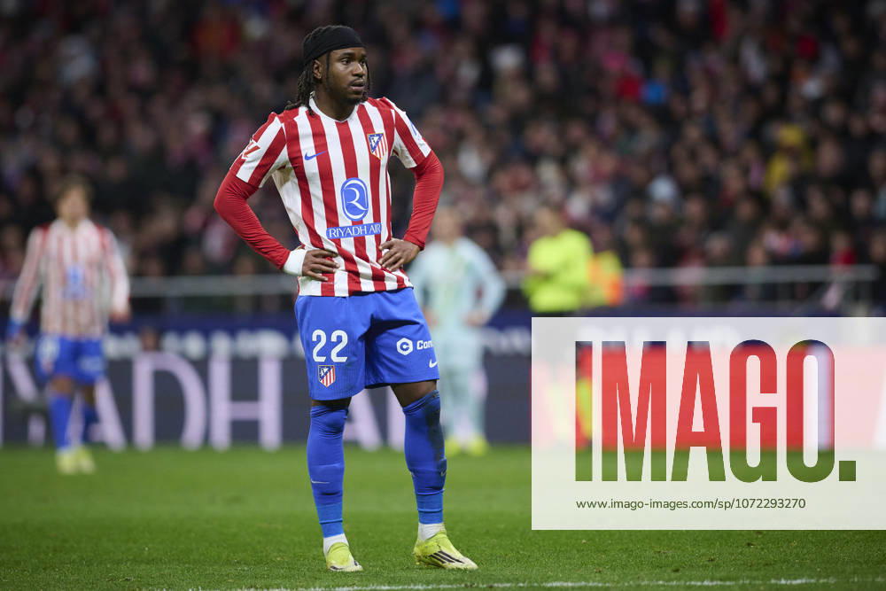 ATLETICO DE MADRID v REAL BETIS BALOMPIE. LA LIGA 2025 2026. ROUND 23. Atletico de Madrid s Ademola Loookman dejected during La Liga match. February 08 ,2026. (ALTERPHOTOS Ropero) MadridSpain