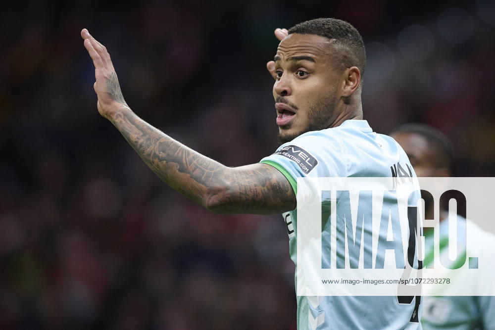 ATLETICO DE MADRID v REAL BETIS BALOMPIE. LA LIGA 2025 2026. ROUND 23. Real Betis Balompie s Natan de Souza during La Liga match. February 08 ,2026. (ALTERPHOTOS Ropero) MadridSpain