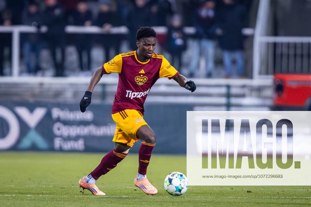 DUKLA PRAHA - SPARTA PRAHA Samson Tijani of Dukla during the Chance liga round 20 football match between Dukla Praha and AC Sparta Praha. Stadion Juliska, Prague, Czechia, January 31, 2026. Photo by Branislav Racko